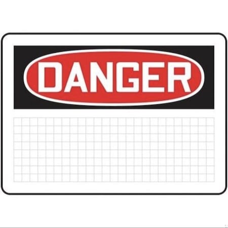 Accuform 10 in W, 7 in H, Aluma-Lite MRBH201XL